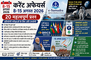 8–15 August 2026 Current Affairs: 20 Important Questions & Answers